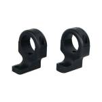 DNZ Game Reaper Two -Piece Scope Mount 4 Screws - Howa 1500 Mossberg 100ATR 4x4 Patriot Weatherby Vanguard Rem 700 721 722 725 30mm High Black