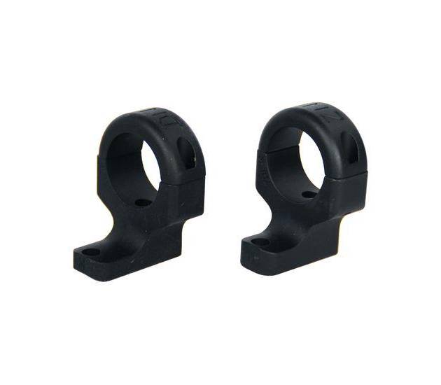 DNZ Game Reaper Two -Piece Scope Mount 4 Screws - Howa 1500 Mossberg 100ATR 4x4 Patriot Weatherby Vanguard Rem 700 721 722 725 30mm High Black