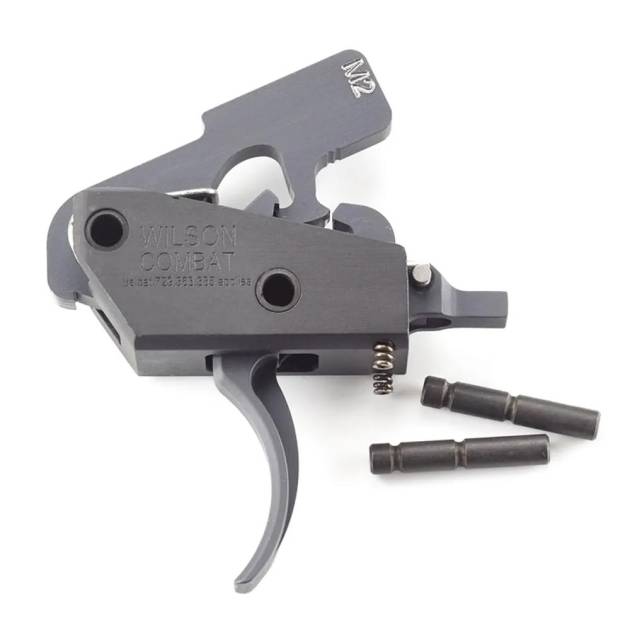 Wilson Combat AR Tactical Trigger Unit Two Stage 4-4.5 lb Curved Black