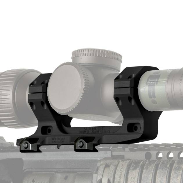 Reptilia AUS Mount 1-Piece Scope Mount 30mm 1.54" H Black Anodized