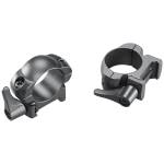 Weaver Grand Slam Leaver-Lok Top Mount Steel Scope Rings 1" Medium Matte