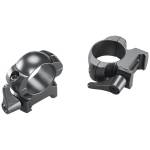 Weaver Grand Slam Leaver-Lok Top Mount Steel Scope Rings 1" High Matte