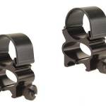 Weaver Detachable See-Thru Scope Rings - 1" - Black