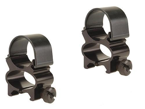 Weaver Detachable See-Thru Scope Rings - 1" - Black