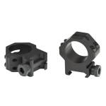 Weaver 4-Hole Tactical Picatinny Aluminum Scope Rings 1" High Matte