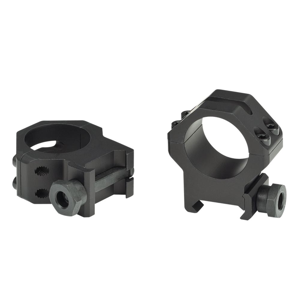 Weaver 4-Hole Tactical Picatinny Aluminum Scope Rings 1" High Matte