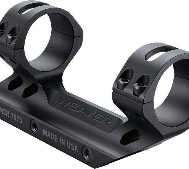 Weaver 1-Piece Aluminum Integral Premium MSR Optics Mount 30mm