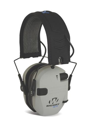 Walker's Razor X-TRM Muff with Blue Tooth- Gray 23 NRR