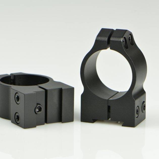 Warne Maxima Fixed (16mm Dovetail) Scope Ringmount with Grooved Receiver Fits CZ527 1" Medium Matte