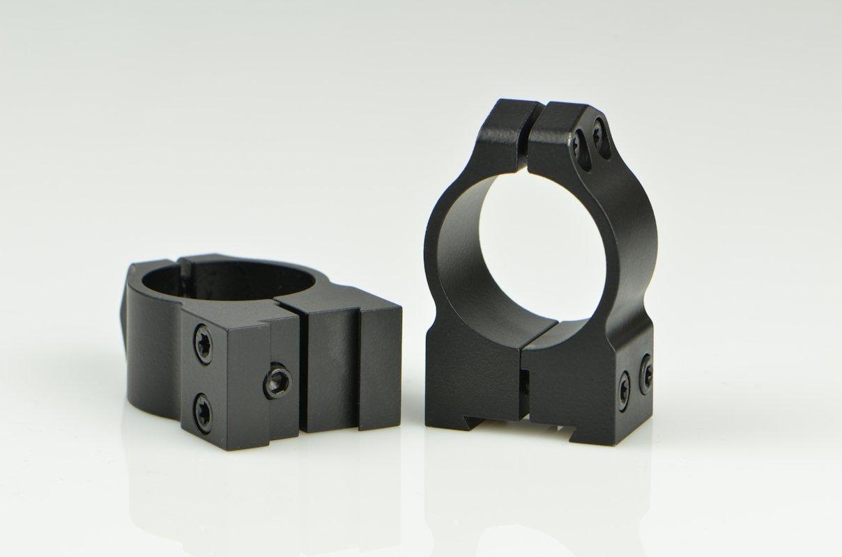 Warne Maxima Fixed (16mm Dovetail) Scope Ringmount with Grooved Receiver Fits CZ527 1" Medium Matte