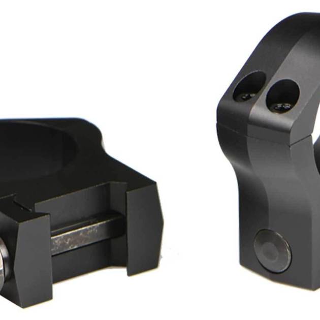 Warne 2-Piece Picatinny Style Mountain Tech Scope Rings 1" Ultra High - Matte