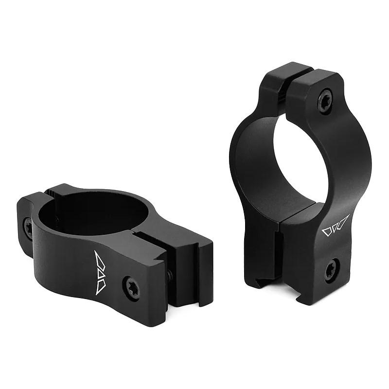 Warne Vapor 2-Piece Rimfire Scope Rings 1'' High - Anodized