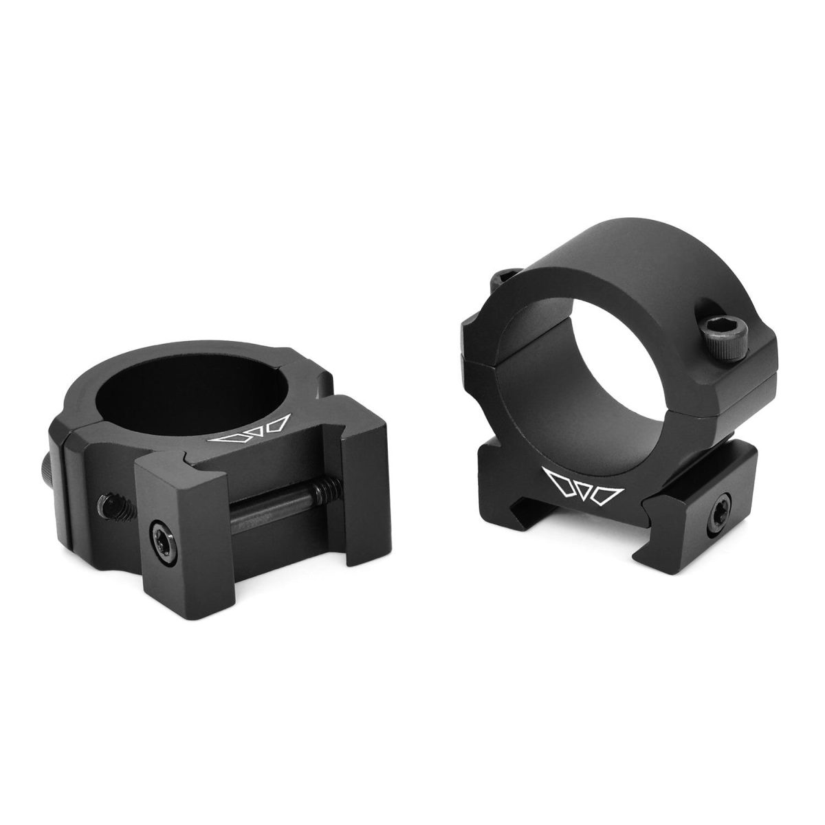 Warne Vapor 2-Piece Horizontal Scope Rings 1" Low Matte