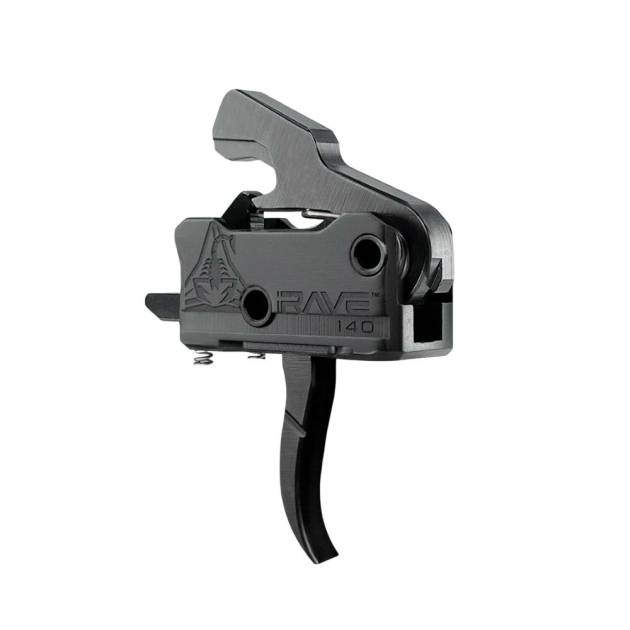 Rise Armament Rave 140 Single Stage AR Rifle Trigger 3.5 lb Curved Black