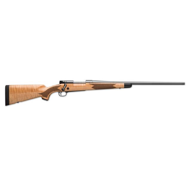 Winchester Model 70 Super Grade Maple 6.8 Western Rifle 3rd Magazine 24" Barrel Wood