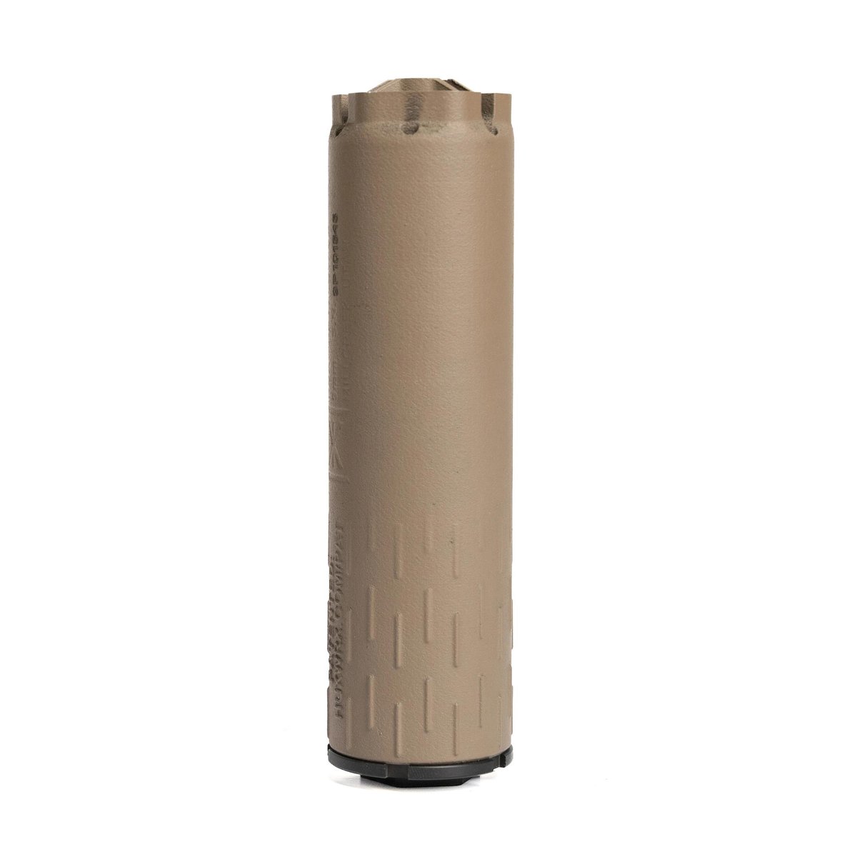 HUXWRK Flow 9K PCC Direct Thread Suppressor 9mm Luger 4.9" Length FDE