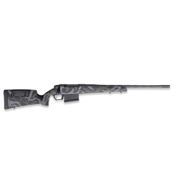 Weatherby Model 307 RANGE XP 2.0 Rifle 7mm PRC 5rd Capacity 22'' Barrel Green/Grey Sponge Pattern Stock