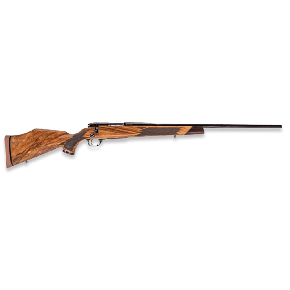 Weatherby Mark V Deluxe Varmintmaster Rifle .22-250 Rem 3rd Magazine 24" 1/2x28 Threaded Barrel Walnut
