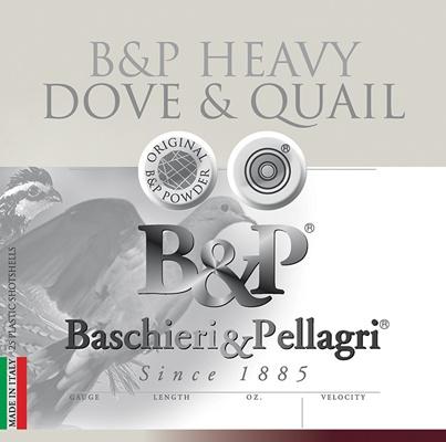B&P Dove & Quail Shotshells- 20 ga 2-3/4 In 1 oz #8 1175 fps 25/ct