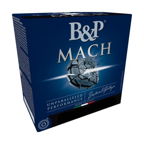B&P Mach LV Professional Handicap Shotshells 12ga 2-3/4" 1-1/8oz 1250 fps #8 25/ct