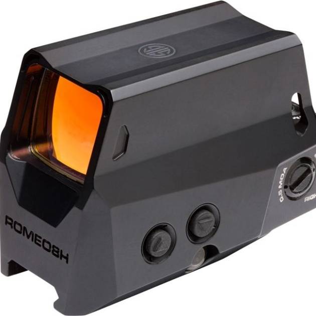 Sig Sauer Romeo8H 1x38mm Red Dot Sight Ballistic Circle Dot 0.5 MOA Adjustable - Black