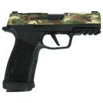 Sig Sauer P365 "MuiltiCam" XMACRO TACOPS Handgun 9mm Luger 17rd Magazines(4) 3.7" Barrel Black Grip