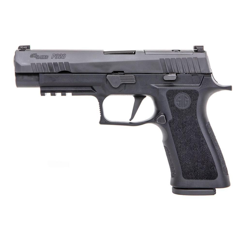 Sig Sauer P320 X- Series Handgun 9mm Luger 10rd Magazines(2) 4.7" Barrel Optic Plate Cover Manual Safety CA Compliant