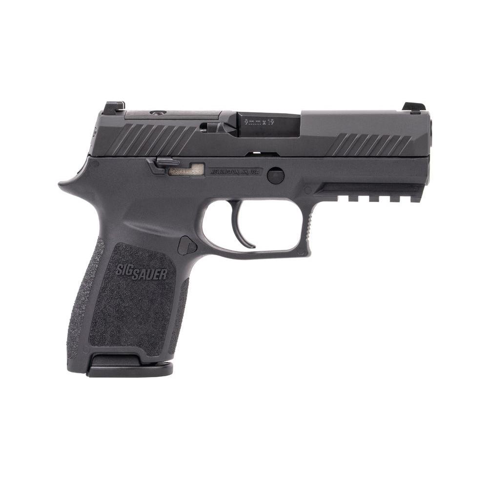 Sig Sauer P320 Compact Handgun 9mm Luger 10rd Magazines (2) 3.9" Barrel Black OR MA Compliant