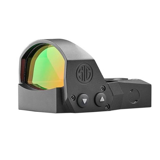 Sig Sauer Romeo1PRO Open-Reflex Red Dot Sight 1x30mm 6 MOA 1.0 MOA Adj Steel Shroud Black