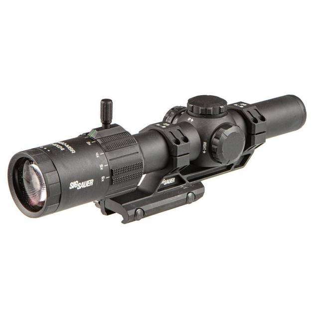 Sig Sauer Tango-MSR LPVO Rifle Scope 1-6x24 30mm FFP Illum MSR BDC6 Reticle Black