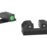 XRAY3 SIGHT SET DAY/NIGHT NO 8 GRN FRT NO 8 REAR SQ NOTCH