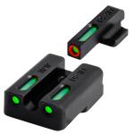 Truglo TFX Pro Handgun Sights for Canik TP9 Set Green with Orange Front Green Rear