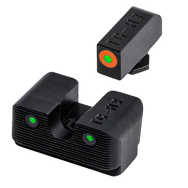Truglo Tritium Pro Night Sight Set (High) Glock 20 21 25 28 29 30 31 32 37 40 and 41(Excluding M.O.S. models) - Orange