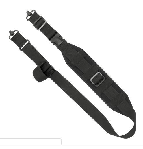 Grovtec QS Heavy Gunner Sling with Push Button Swivels Black
