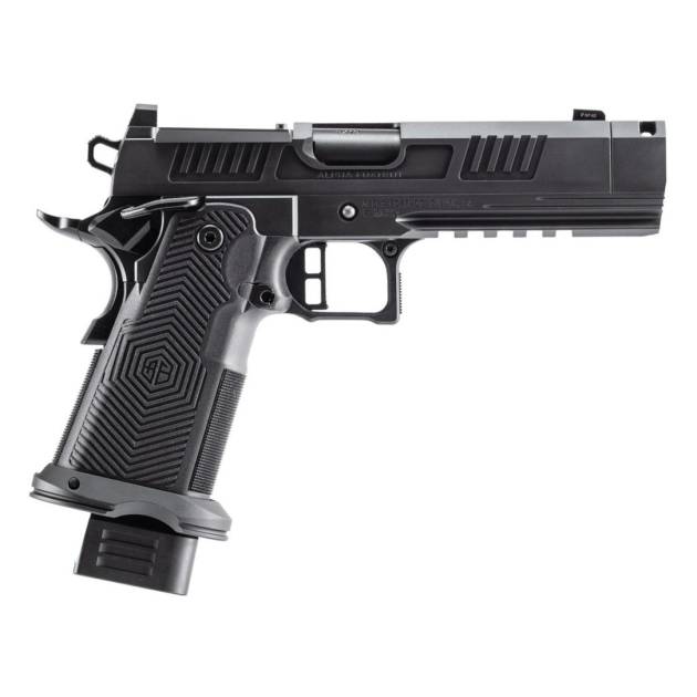 AF1911-ROMULUS 9MM 10Rd Magazine (5) 4.25" MOS Optic Cut Press In Compensated Ramped Bull Barrel DLC BLK