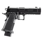 Alpha Foxtrot AF1911-ROMULUS Handgun 9mm Luger 20rd Magazines(5) 4.25'' Threaded Comp Barrel Black polished DLC