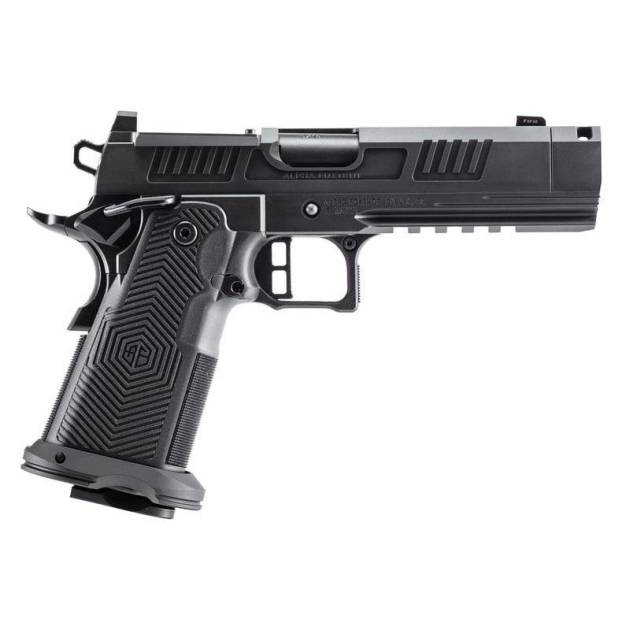 Alpha Foxtrot 1911 Romulus 10mm Auto 17rd Magazines(2) 4.25" Comp Threaded Barrel MOS DLC Black