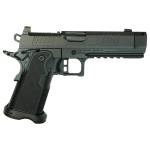Alpha Foxtrot AF1911-Romulus MOS Adapter Handgun 9mm Luger 20rd Magazines(5) 4.25" Comp Threaded Barrel DLC Black