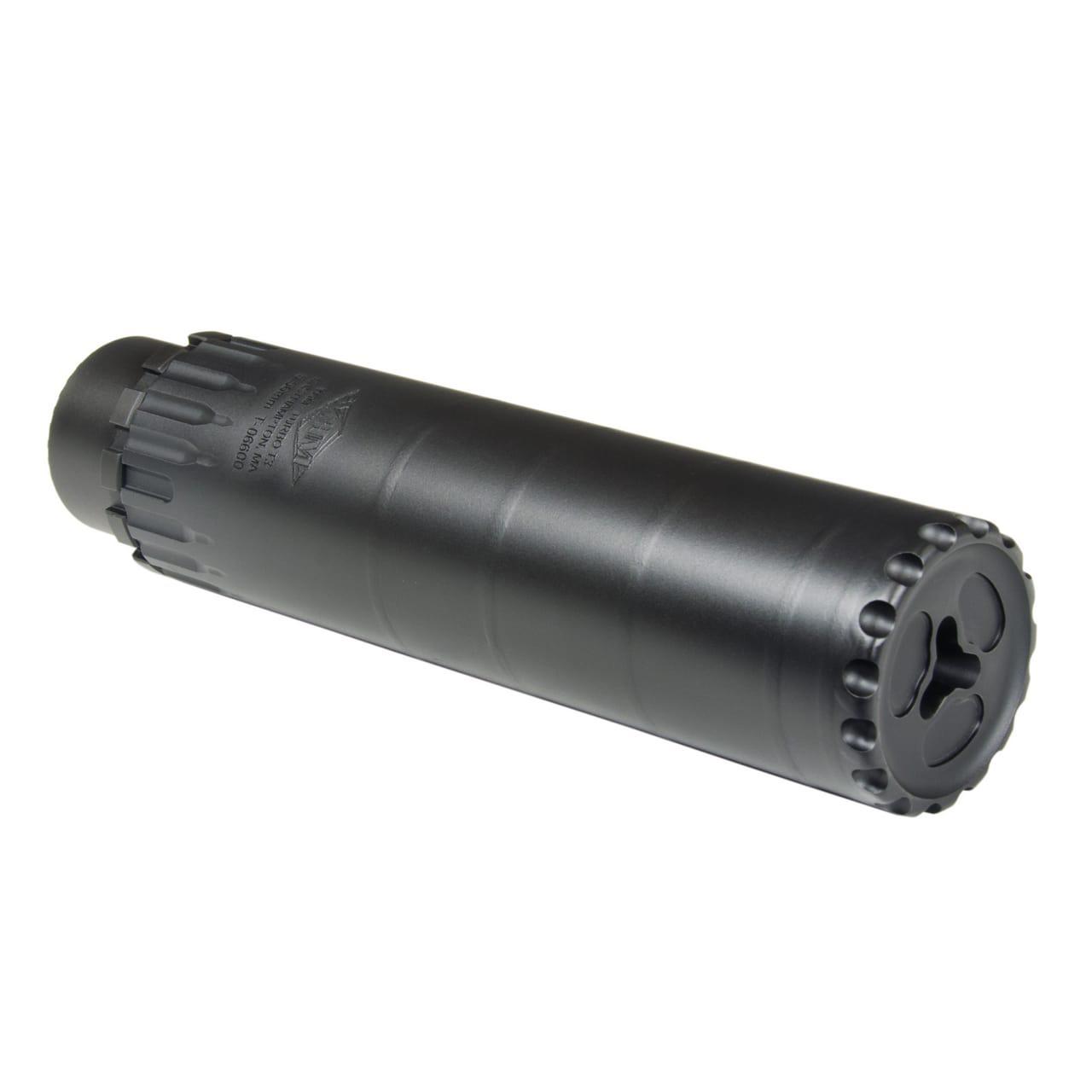 YHM Turbo T3 Suppressor with QD Flash Hider 5.56mm Stainless Steel/Cobalt 1/2x28