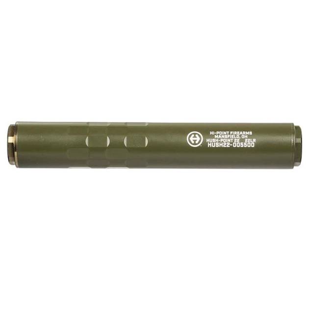 Hi-Point Hush-Point 22 RF Direct Thread Suppressor .22 LR OD Green 1/2x28 DT