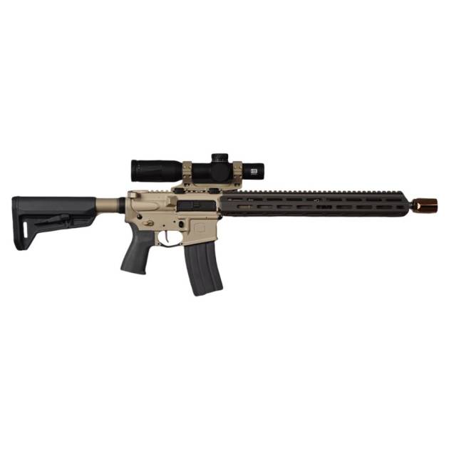 Q Sugar Weasel Rifle 5.56 NATO 10rd Magazine 16" 1/2x28 Threaded Barrel Black CA - OPTIC NOT INCLUDED