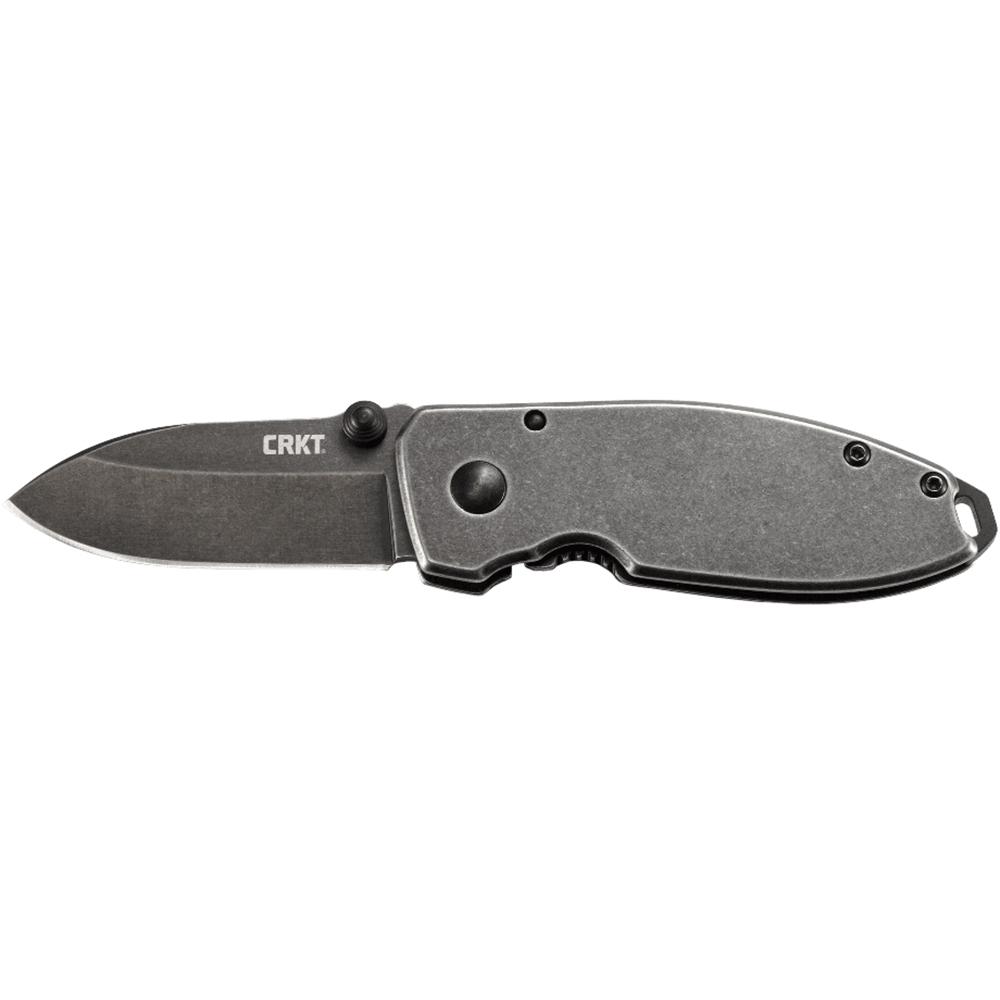 CRKT Squid Black Stonewash Knife 2-1/5" Drop Point Blade