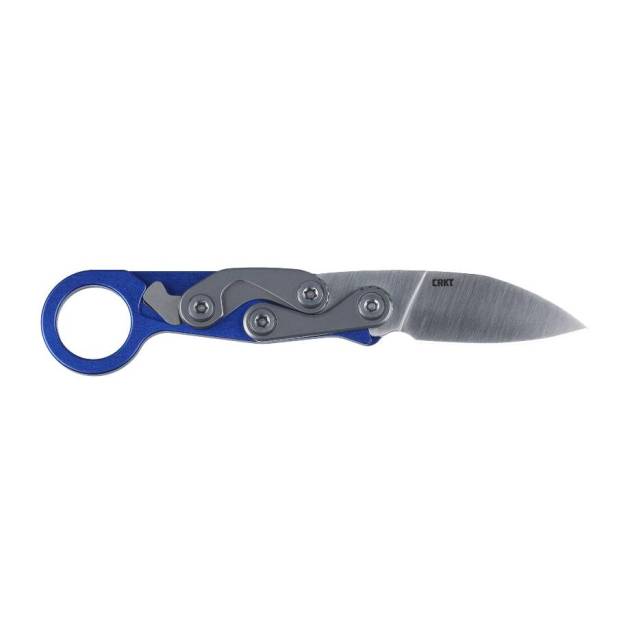 CRKT Provoke EDC Folding Knife 2-1/2" Drop Point Blade Blue