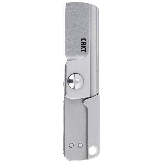 CRKT Box Key EDC Folding Pocket Knife 1-1/4" Blade Silver