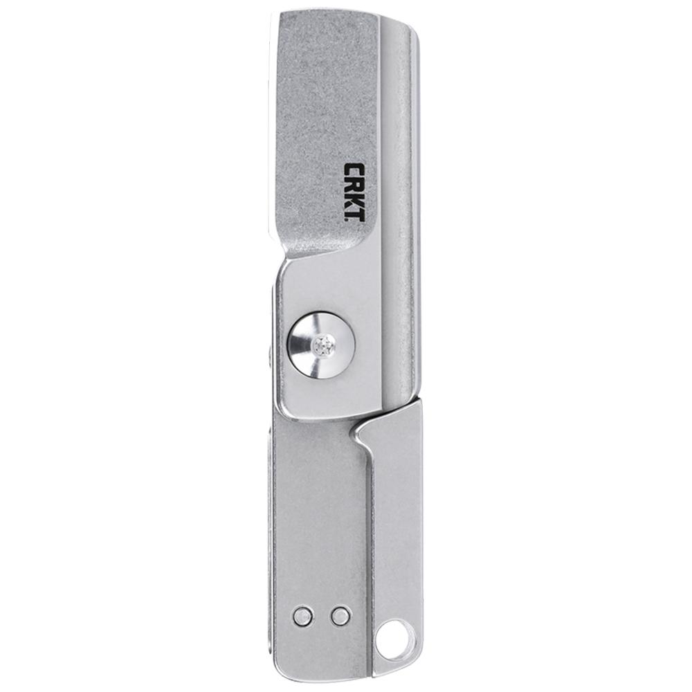 CRKT Box Key EDC Folding Pocket Knife 1-1/4" Blade Silver