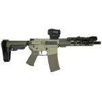 Shark Coast Grassy Knoll AR Pistol Bundle 5.56mm 30rd Magazine 10.5'' Threaded Barrel Vortex Sparc Red Dot Streamlight ProTac SBA3 Brace