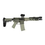 Shark Coast Knoll Grass Pistol Bundle .300 Blk 30rd Magazine 10'' Threaded Barrel Vortex Red Dot Streamlight Light