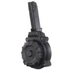 Promag Handgun Magazine for Glock 48/43X Black Polymer Drum 9mm Luger 50/rd
