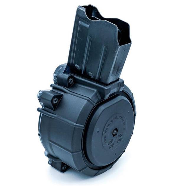 Promag MKA 1919 12 Gauge 2-3/4" Shotgun Drum Magazine Black Polymer 15/rd