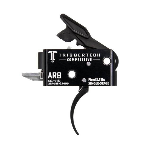 TriggerTech AR-9 Competitive Single Stage Rifle Trigger 3.5 lbs Curved